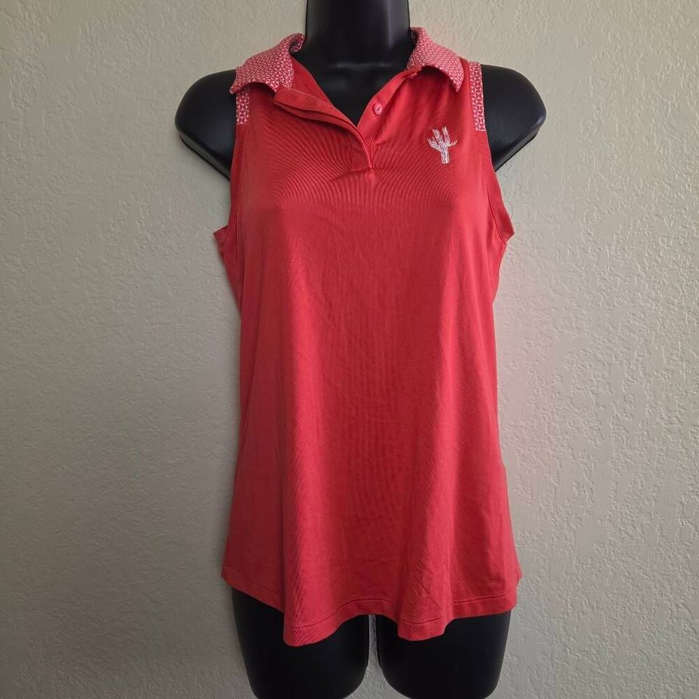 Under Armour Sleeveless Cactus Golf Polo